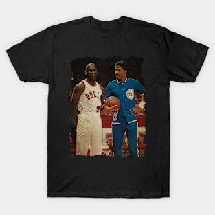 Michael Jordan and Julius Erving Vintage T-Shirt